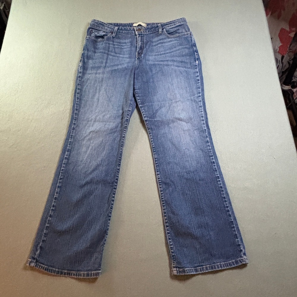 Y2K Levis 580 Womens 18M Blue Denim Bootcut Jeans Flap Pocket Westerncore